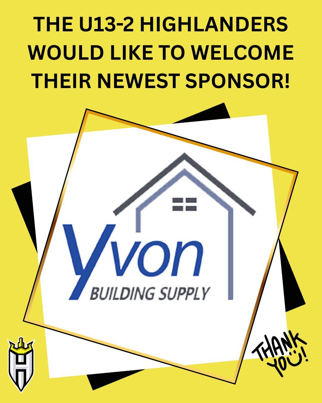 U13-2 NEW SPONSOR