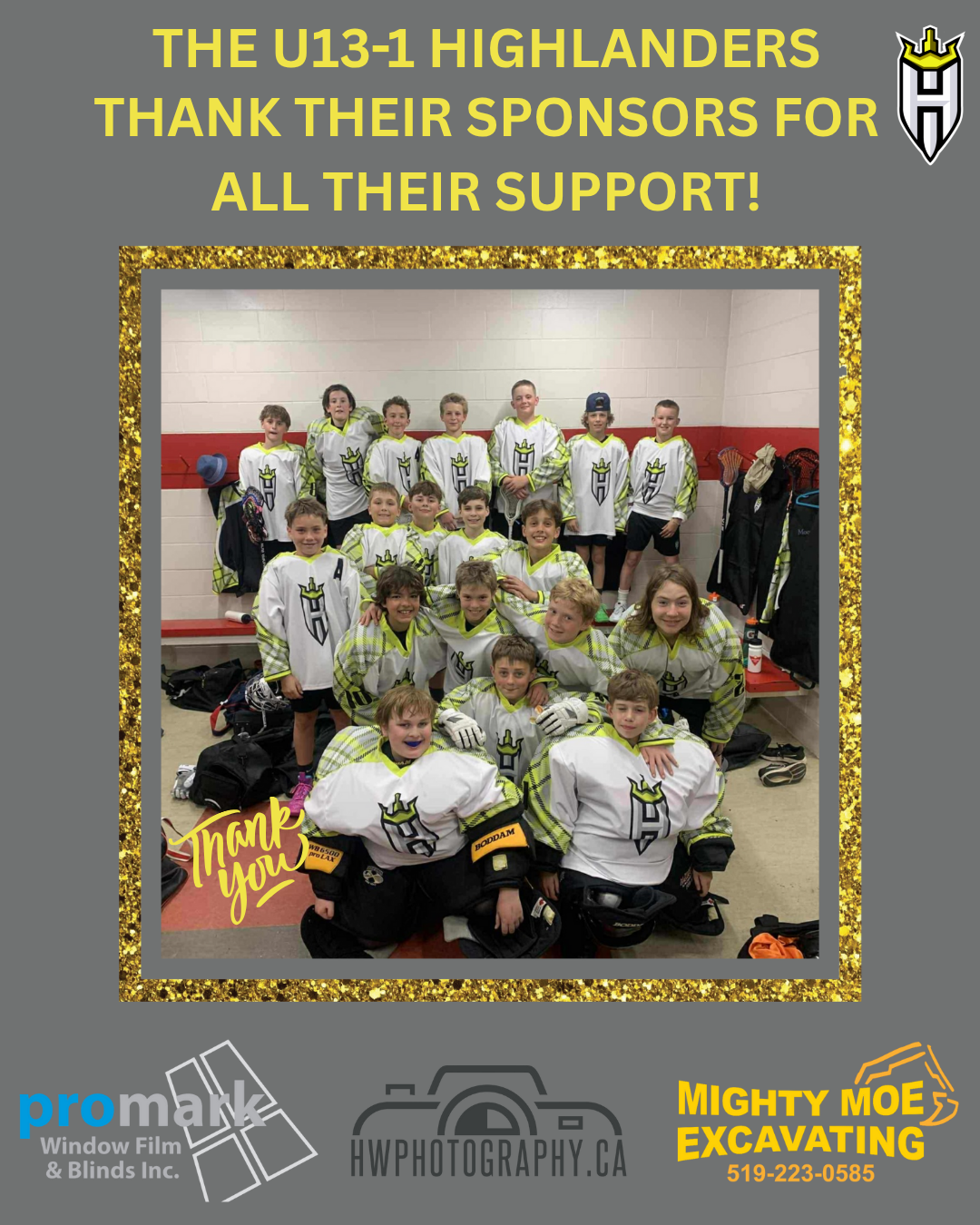 2025 U13-1 SPONSORS
